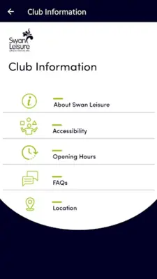 Swan Leisure android App screenshot 1